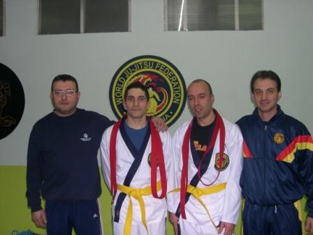 Gli allievi della palestra Gymtonic che hanno sostenuto l'esame