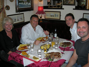 Pranzo in un tipico ristorante di campagna